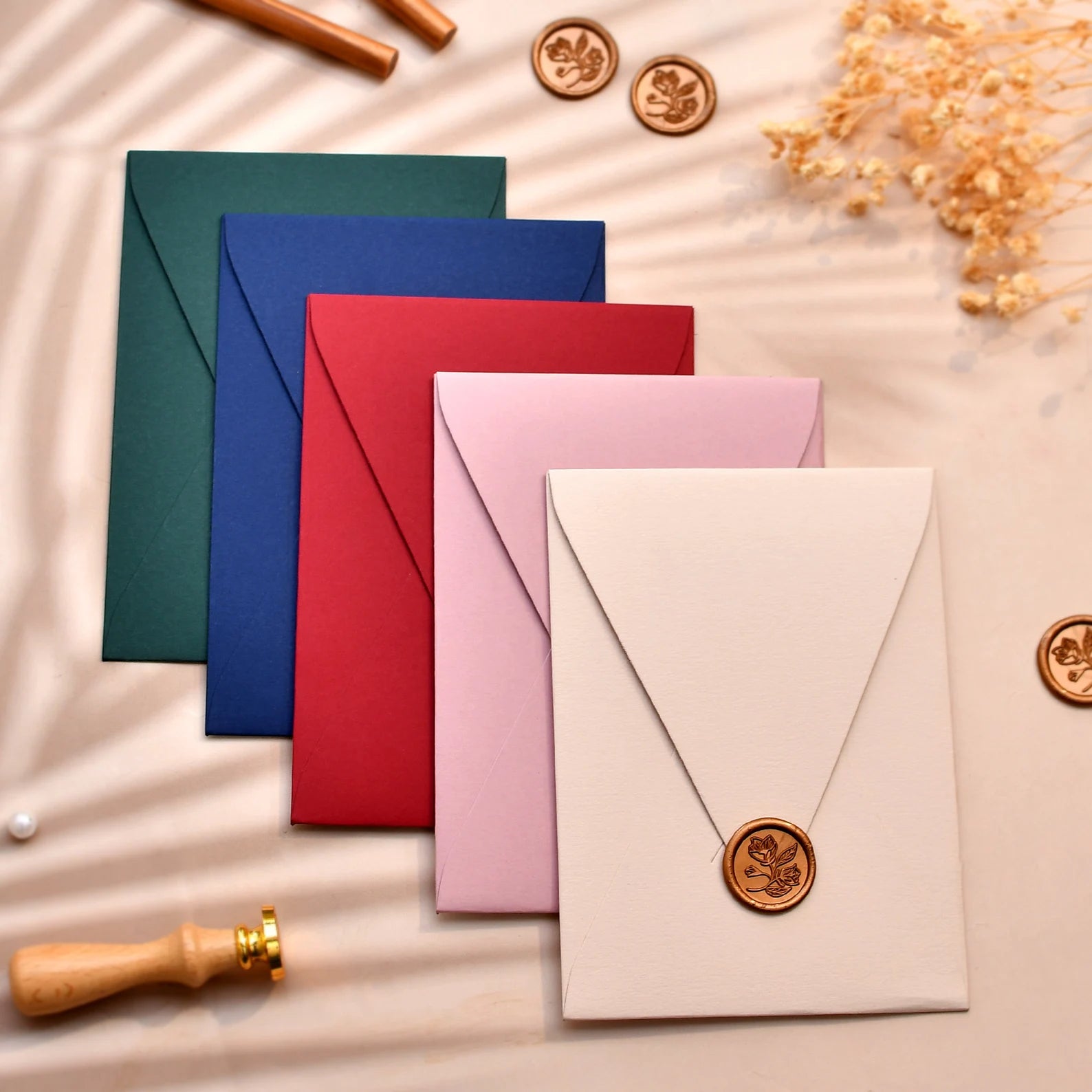 Envelope wedding invitations