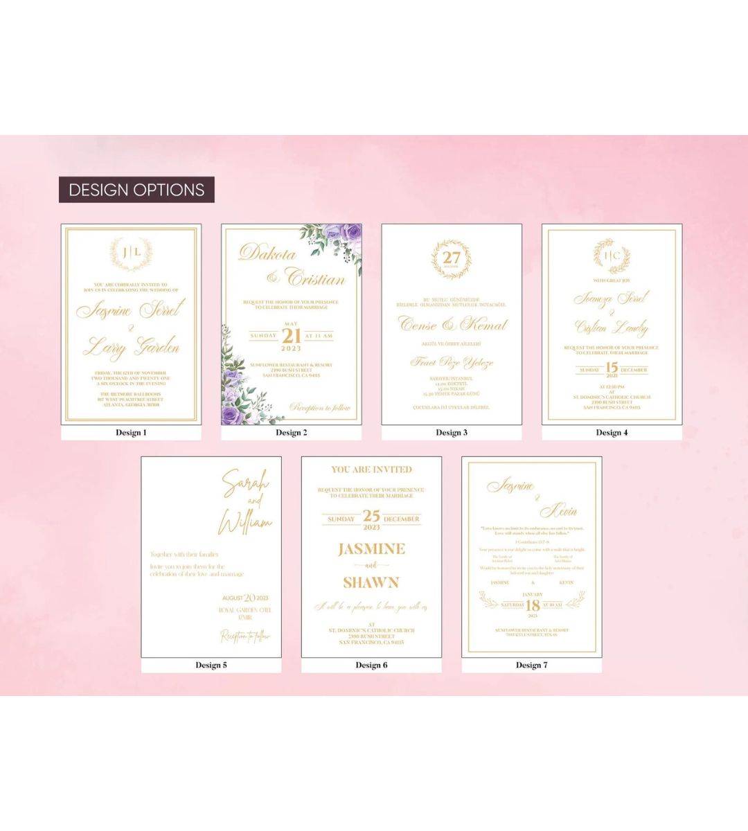 printed wedding cards online