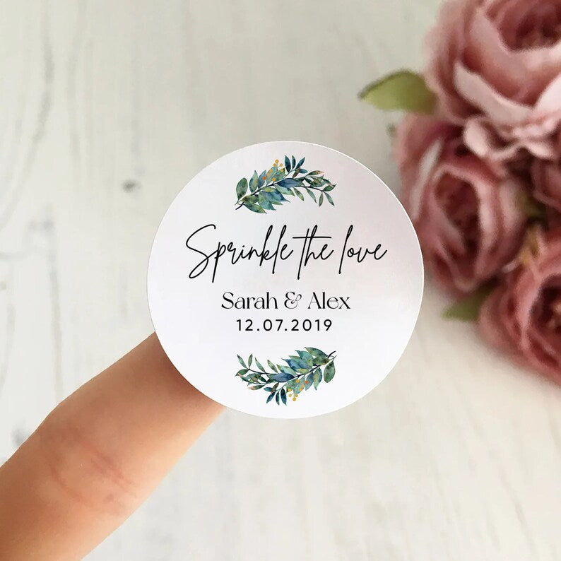 wedding sticker