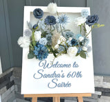 Flower Box Welcome Sign