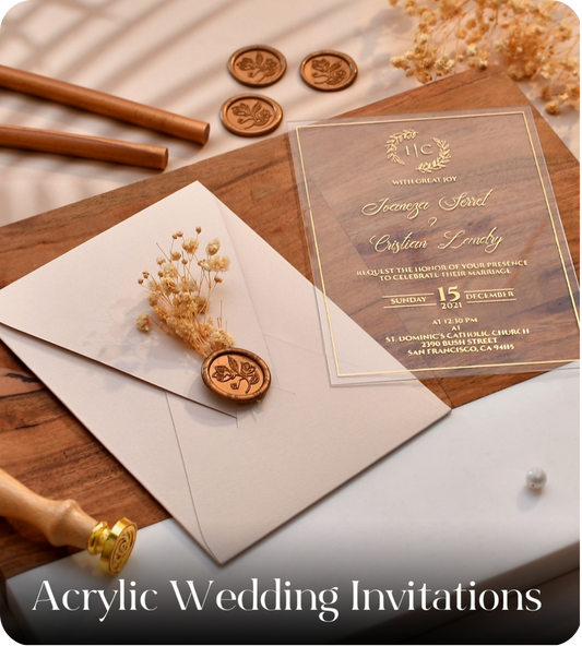 Acrylic Wedding Invitations